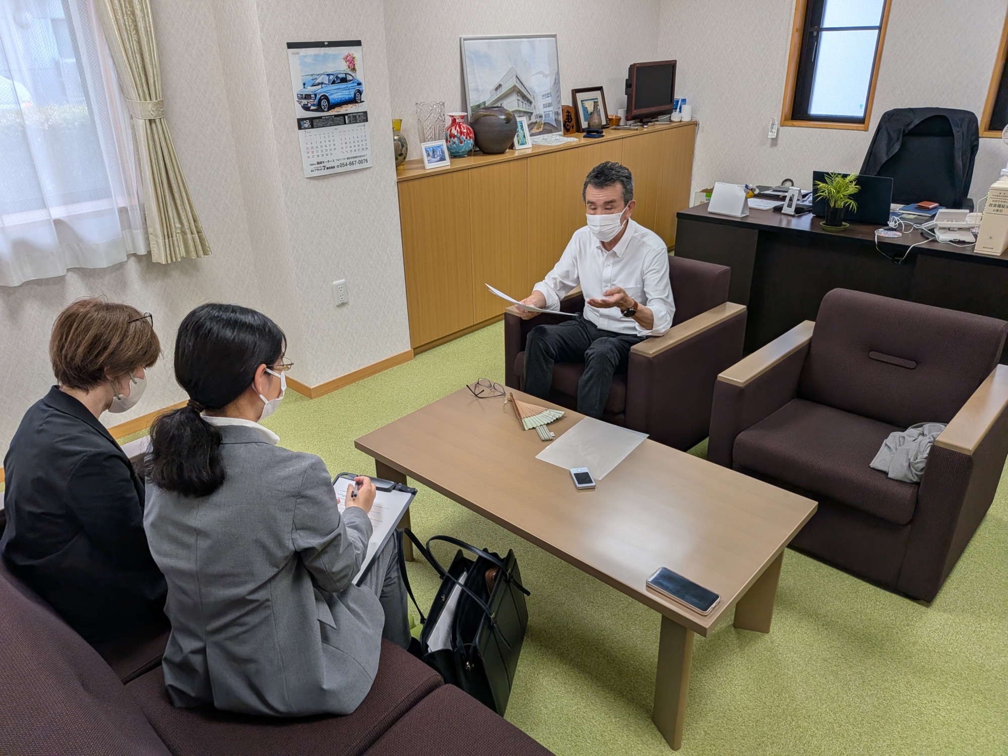 社会福祉法人葉月会 インタビューの様子